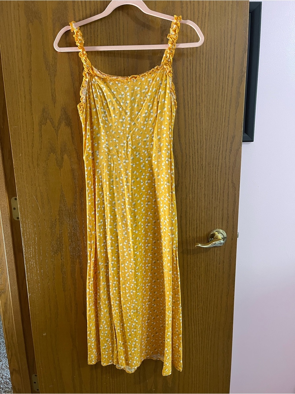 Yellow Floral Dress